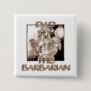 Dad the Barbarian Square Button
