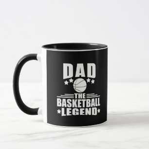 Dad the basketball legend funny fathers day gifts mug