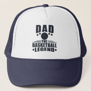 Dad the basketball legend funny fathers day gifts trucker hat