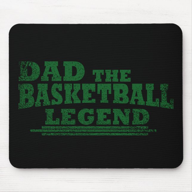 dad the basketball legend mouse pad (Front)