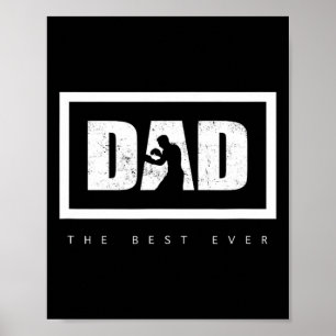 Dad The Best Ever Boxing Poster