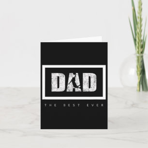 Dad The Best Ever Bysketbyll Card
