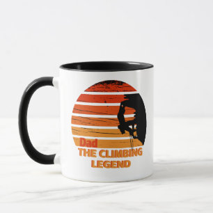 Dad the climbing legend mug
