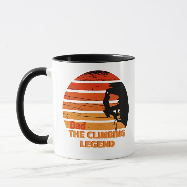 Dad the climbing legend mug (Left)