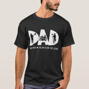 Dad The Farmer Myth Legend Fathers Day Gift Tshirt