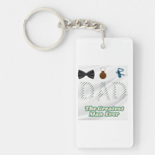 Dad The Greatest Man Key Ring