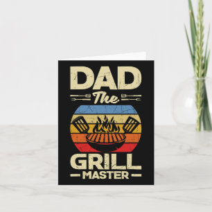 Dad The Grill Father's Day Bbq  Card