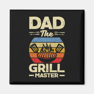 Dad The Grill Father's Day Bbq Magnet