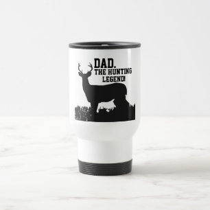 Dad The Hunting Legend Quote Father's Day Sports Travel Mug