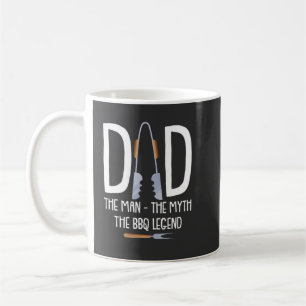 Dad The Man The Myth The BBQ Legend Funny Barbecue Coffee Mug