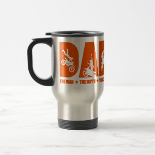 Dad The Man The Myth The Legend design Gift Travel Mug