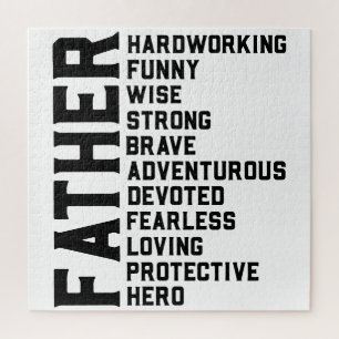 Dad the man the myth the legend pa dad men daddy jigsaw puzzle