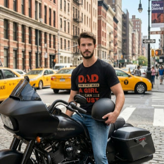 Dad – The Only Man a Girl Can Trust T-Shirt
