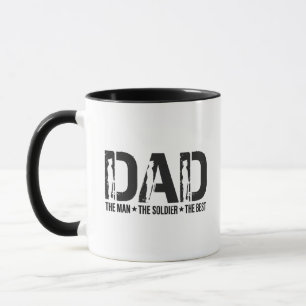 Dad The Soldier Memorial Day Hero Remembrance Mug