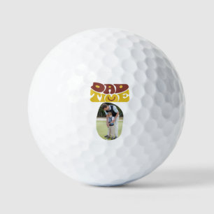 DAD TIME A TRENDY FUN DESIGN GOLF BALLS
