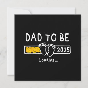 Dad To Be 2025 Dad est 2025 Daddy To Be Promoted t Thank You Card
