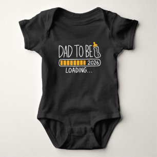 Dad To Be 2026 Promoted to Daddy New Father  Baby Bodysuit