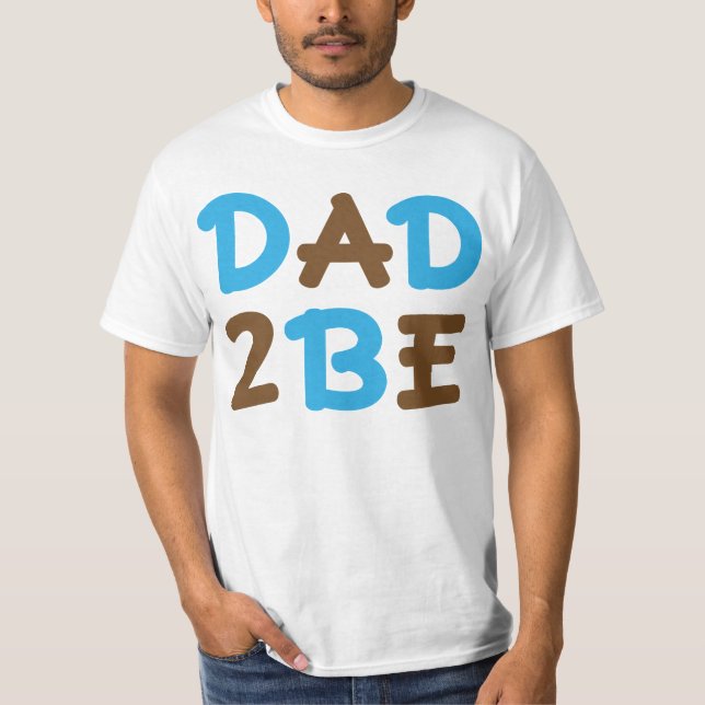 Dad To Be Baby Announcement Tee (Front)