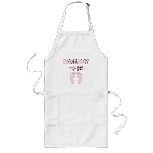 Dad to Be (Girl) Long Apron (Front)