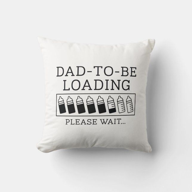 Dad To Be Loading Cushion (Front)