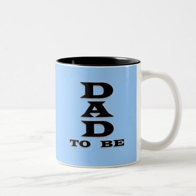 Dad to Be Tshirts and Gifts Two-Tone Coffee Mug (Right)