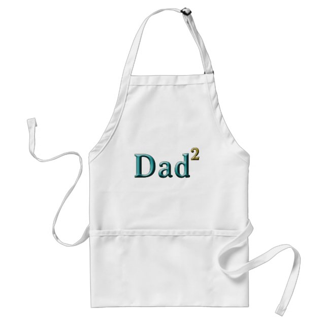 Dad to the Second Power Father's Day Gifts Standard Apron (Front)