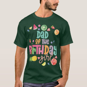 Dad Twotii Frutti 2YearOld Fruit Tropical Birthday T-Shirt