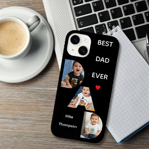 DAD Typography, Photo Gifts, Black,Minimalist Case