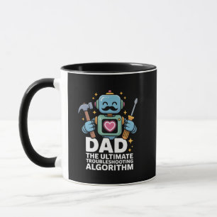 Dad Ultimate Troubleshooting Algorithm Robot Mug