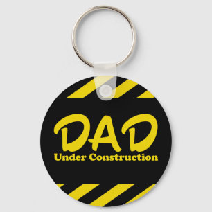 Dad Under Construction Key Ring