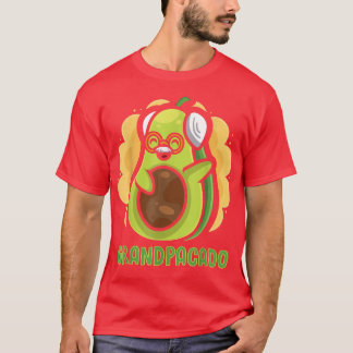Dad Veggie Man Vegan Avocado Fruit T-Shirt