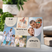 Dad We Love You Always Modern 4 Photo Father's Day