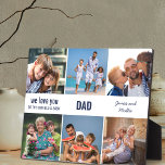 Dad We Love You to the Outfield and Back 6 Photo Plaque<br><div class="desc">Say, we love you dad with a cool photo plaque which you can customise with 6 of your favourite photos or instagram pictures. The cute wording is fully editable and currently reads "dad we love you to the outfield & back" - perfect for a baseball dad! You can also add...</div>