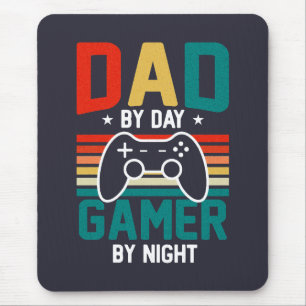 Dad who's a gamer; video games; Dad gift Mouse Pad