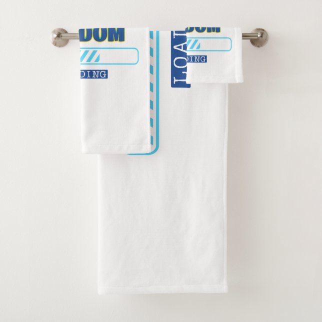 Dad Wisdom Loading Bath Towel Set (Insitu)