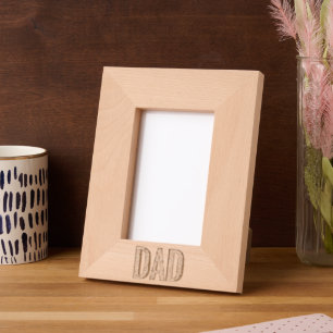 DAD Word Cloud Engraved Frame - Father's Day Hero