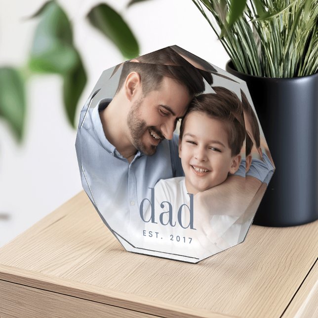 Dad Year Established Photo Block (Creator Uploaded)