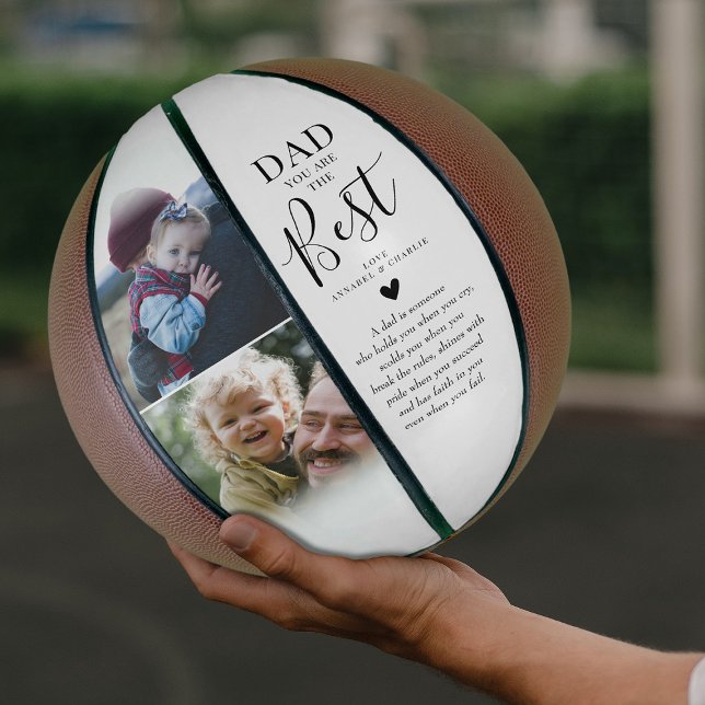 DAD 'You Are The Best' Photos Name & Quote Basketball (Creator Uploaded)