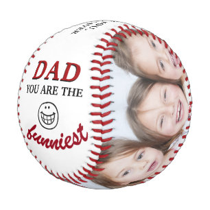 Dad you are the Funniest Father`s Day 2 Photo Baseball