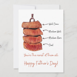 Dad, You’re The Rarest of Them All - Funny Father’ Holiday Card