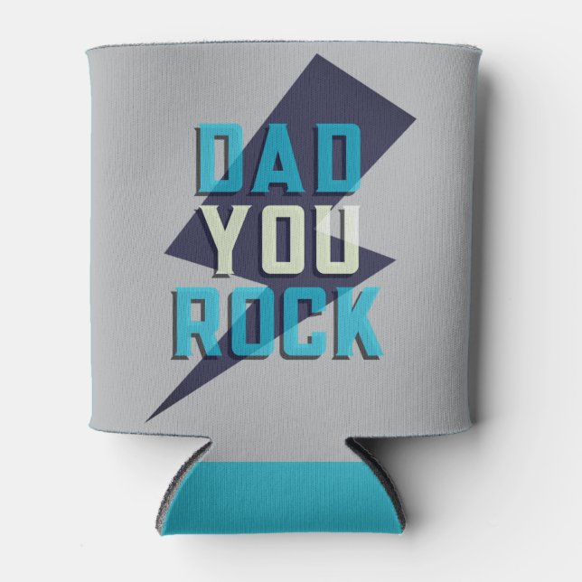 Dad You Rock Beverage Cooler (Front)