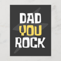 Dad You Rock - Father's Day / Birthday Gift
