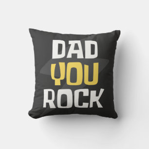 Dad You Rock - Father's Day / Birthday Gift Cushion