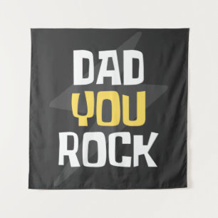 Dad You Rock - Father's Day / Birthday Gift Tapestry