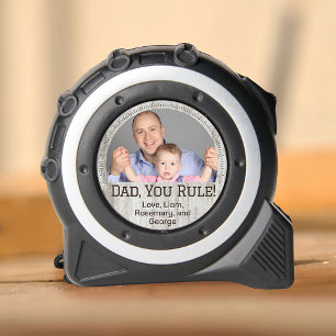 Dad You Rule Personalised Father's Photo Text Wood 1