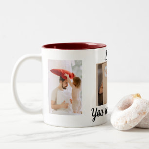 Dad, You're My Hero Two-Tone Coffee Mug