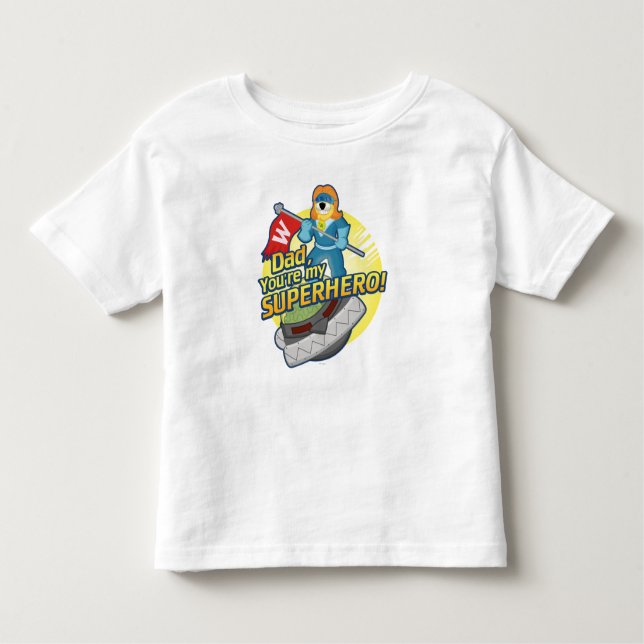 Dad, You're My Superhero Toddler T-Shirt (Front)