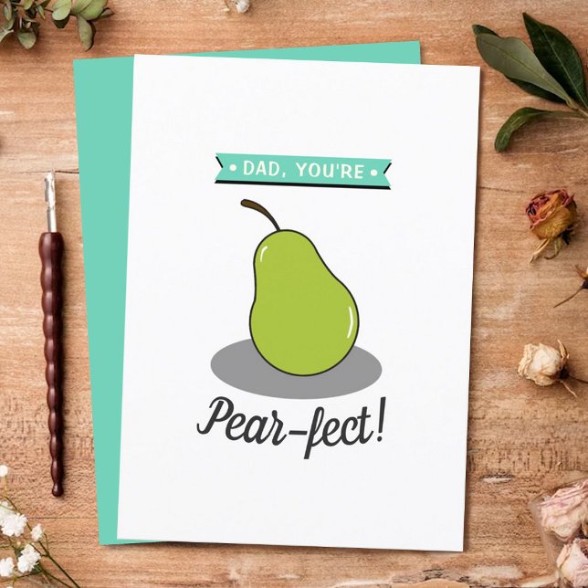 Dad, You're Pear-fect! Whimsy Pear Father's Day (Creator Uploaded)