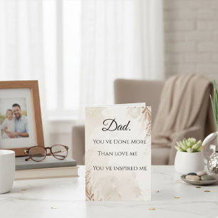 Dad, You've Dora More Unique Greeting Card