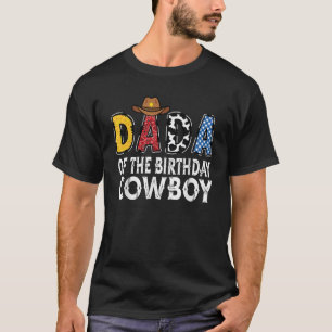 Dada 1st Birthday Cowboy Western Dada Birthday Boy T-Shirt